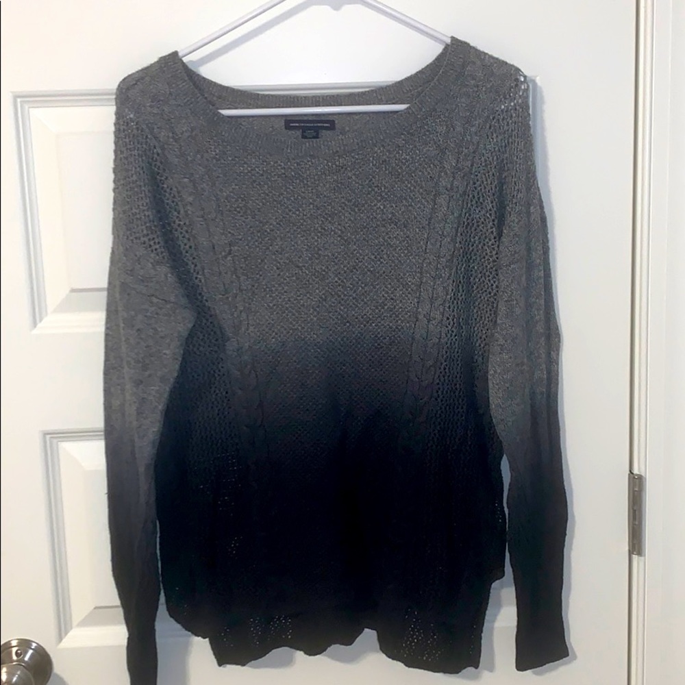 Ombré knit sweater